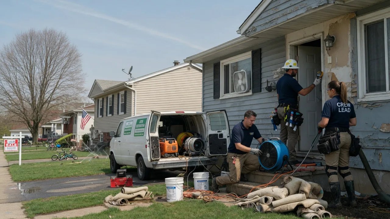 Flood Cleanup in Fenton, IL near me