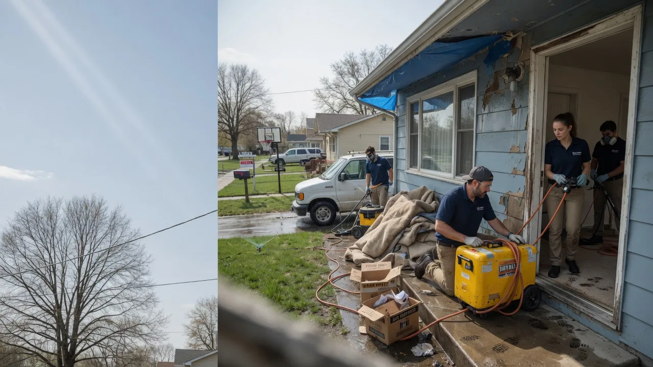 Basement Flood Cleanup in Fenton, IL near me